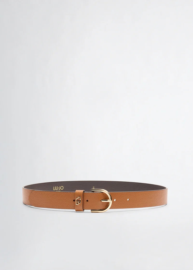 Leather belt
