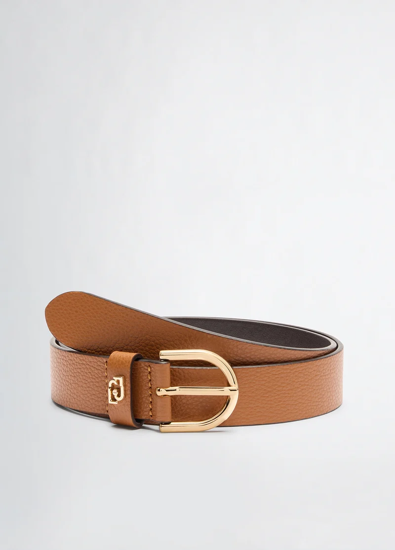 Leather belt