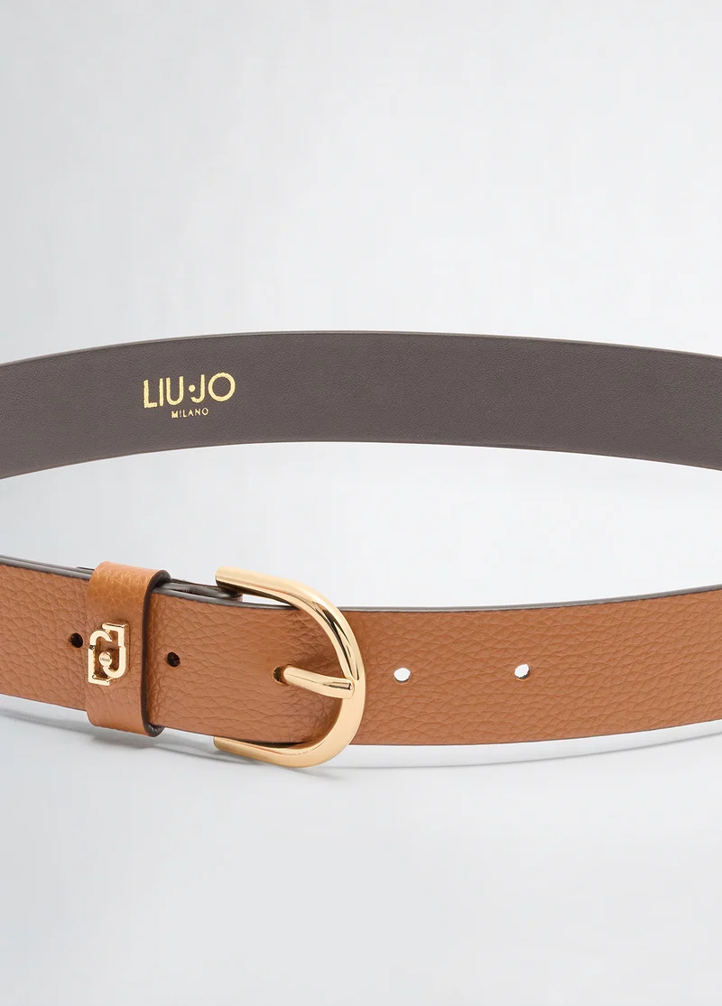 Leather belt