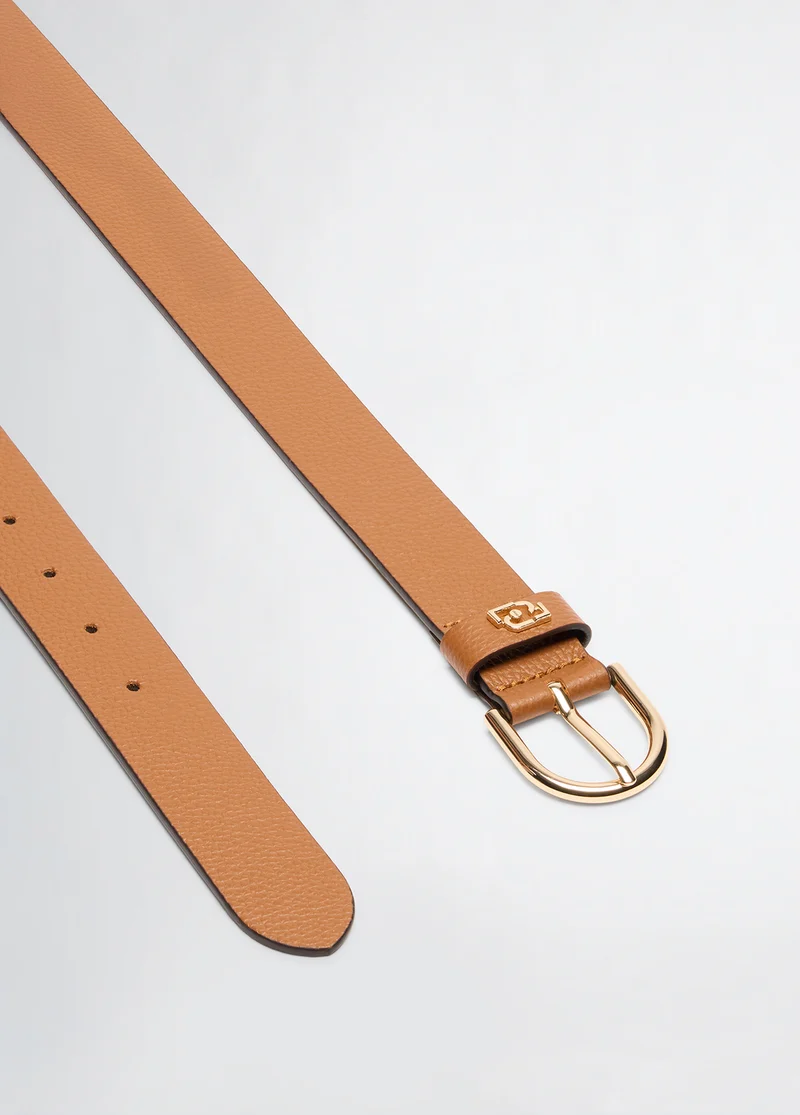 Leather belt