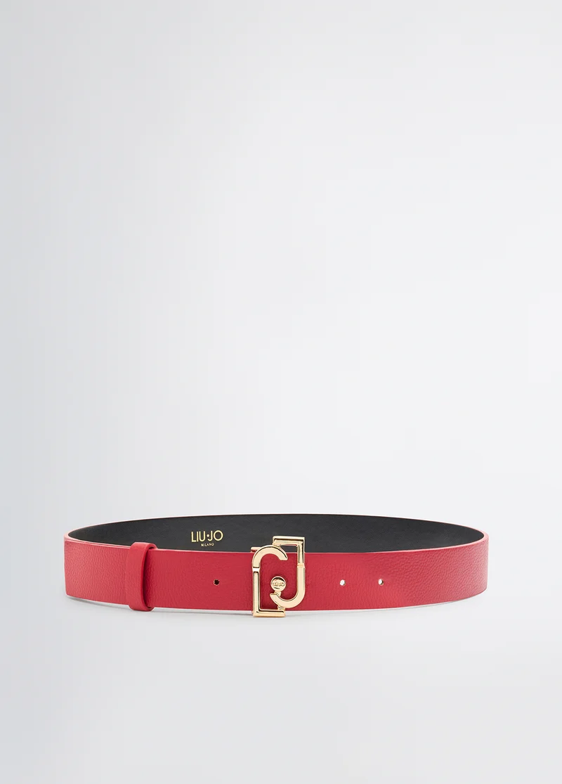 Red Belt with Logo