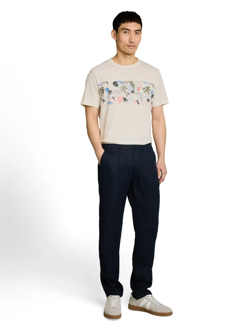 printed t-shirt, Gardenia White