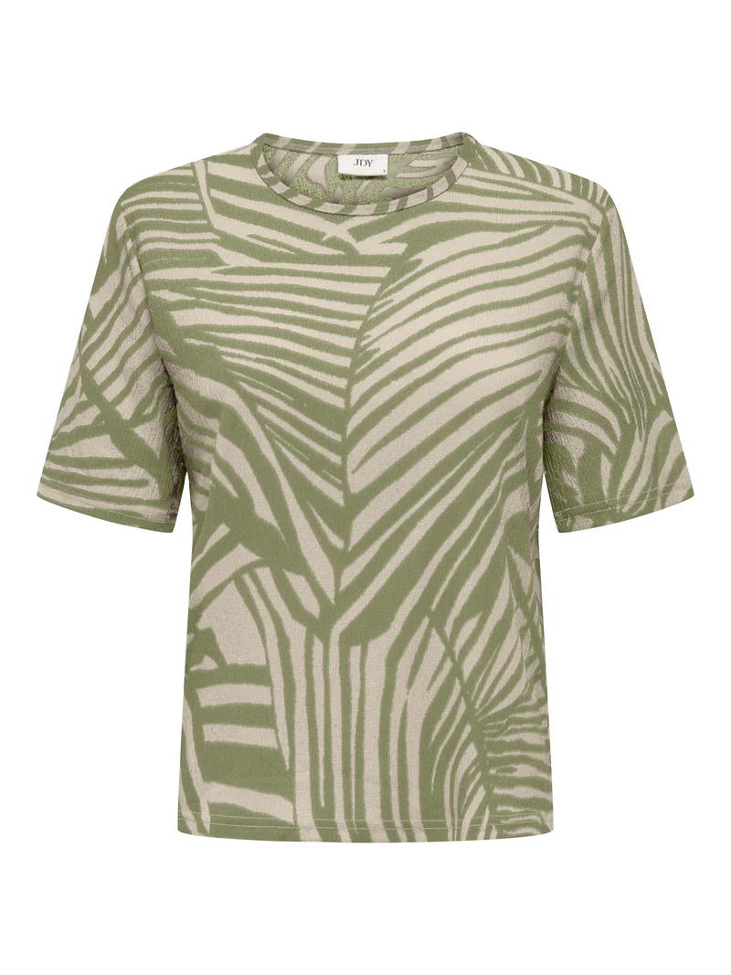 JDYDEBBIE S/S TOP JRS, Sandshell/SAGE TROPE