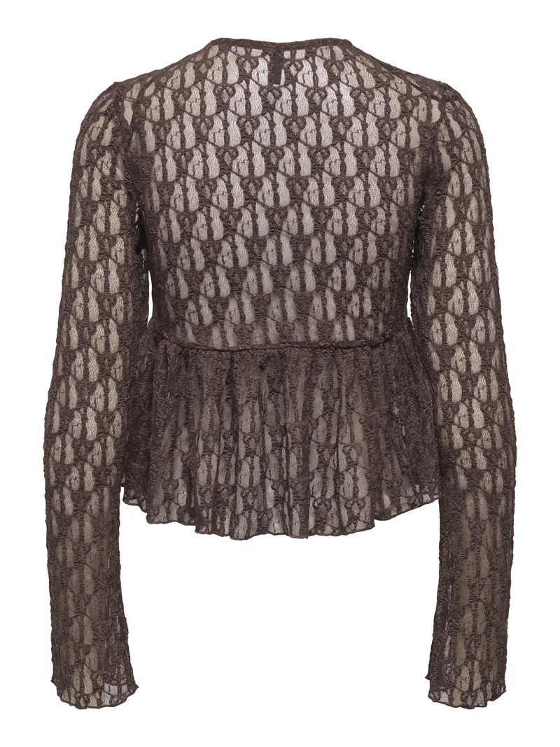 ONLAYA LACE CARDGIAN JRS NOOS, Chocolate Martini