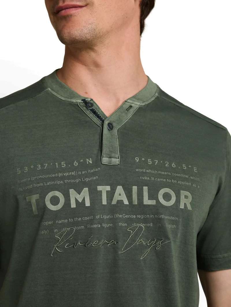 printed garment dye serafino, deep leaf green
