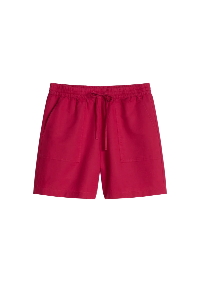 Woven Shorts, Vivid Cherry