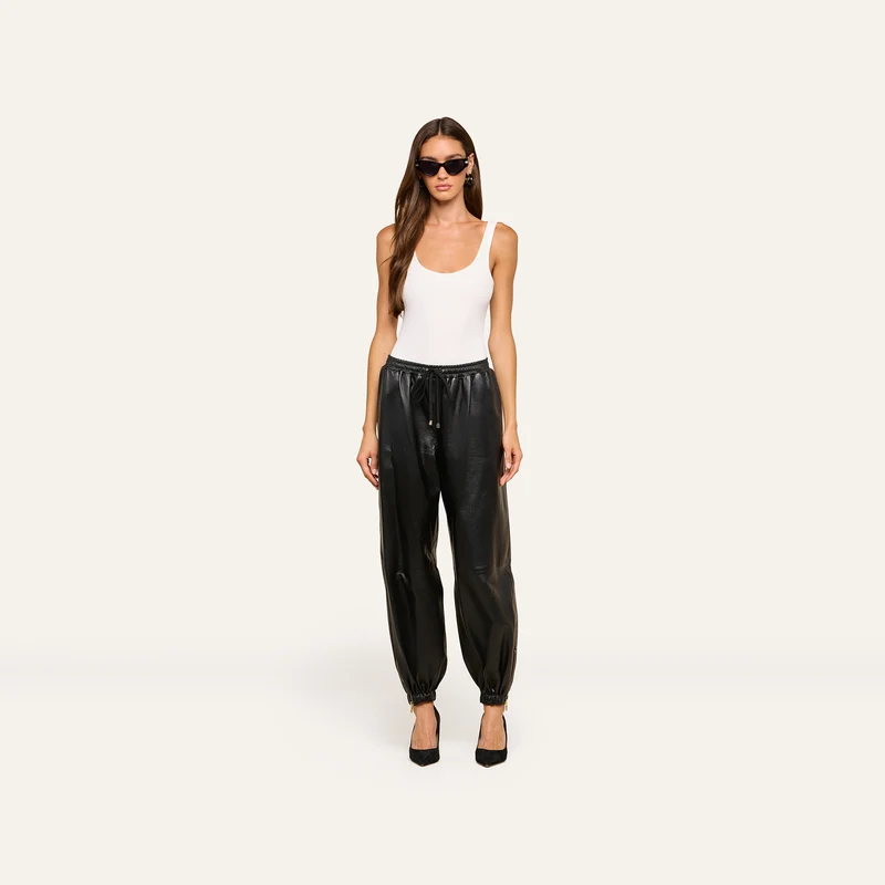 Mariko Leather Jogger
