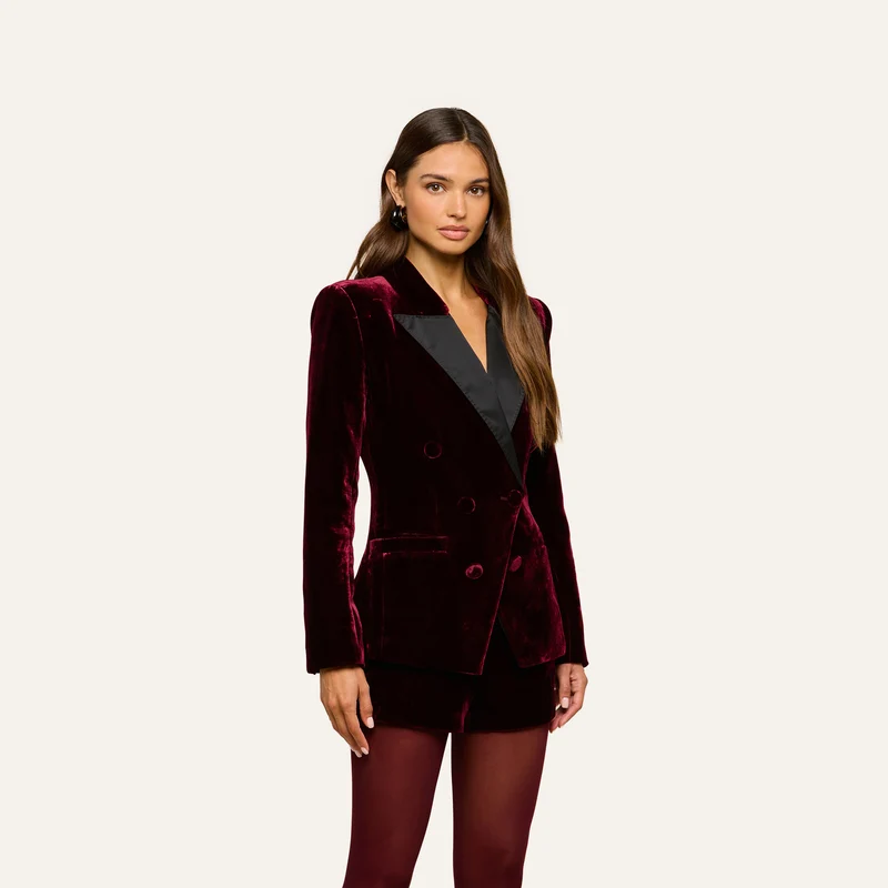 Kyomi Velvet Blazer