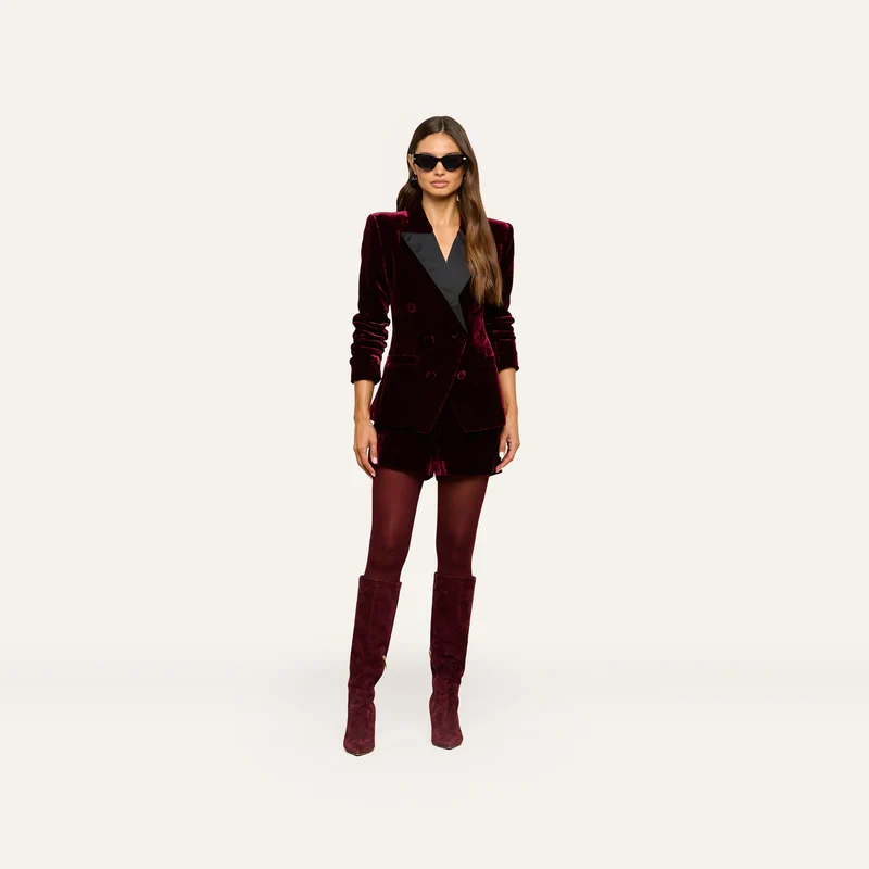 Kyomi Velvet Blazer