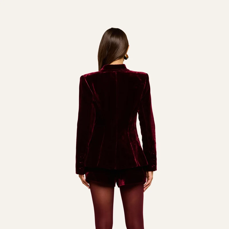 Kyomi Velvet Blazer