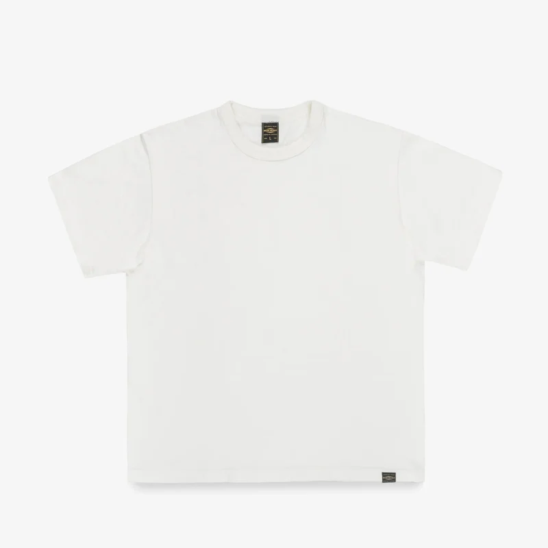 IHT-1610-WHT 6,5 oz. Loopwheel Crew Neck T-Shirt Weiß