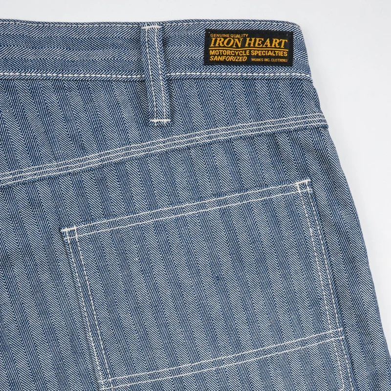 IH-830-IND 10,5 oz. Herringbone Painter’s Pants Indigo