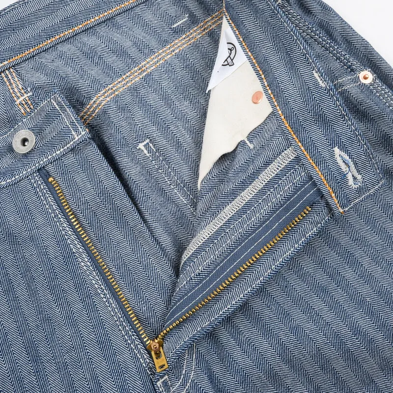 IH-830-IND 10,5 oz. Herringbone Painter’s Pants Indigo