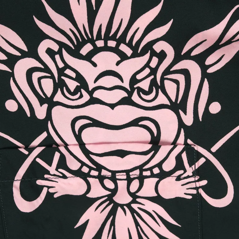 "Incarnation of God" Hawaiihemd Schwarz