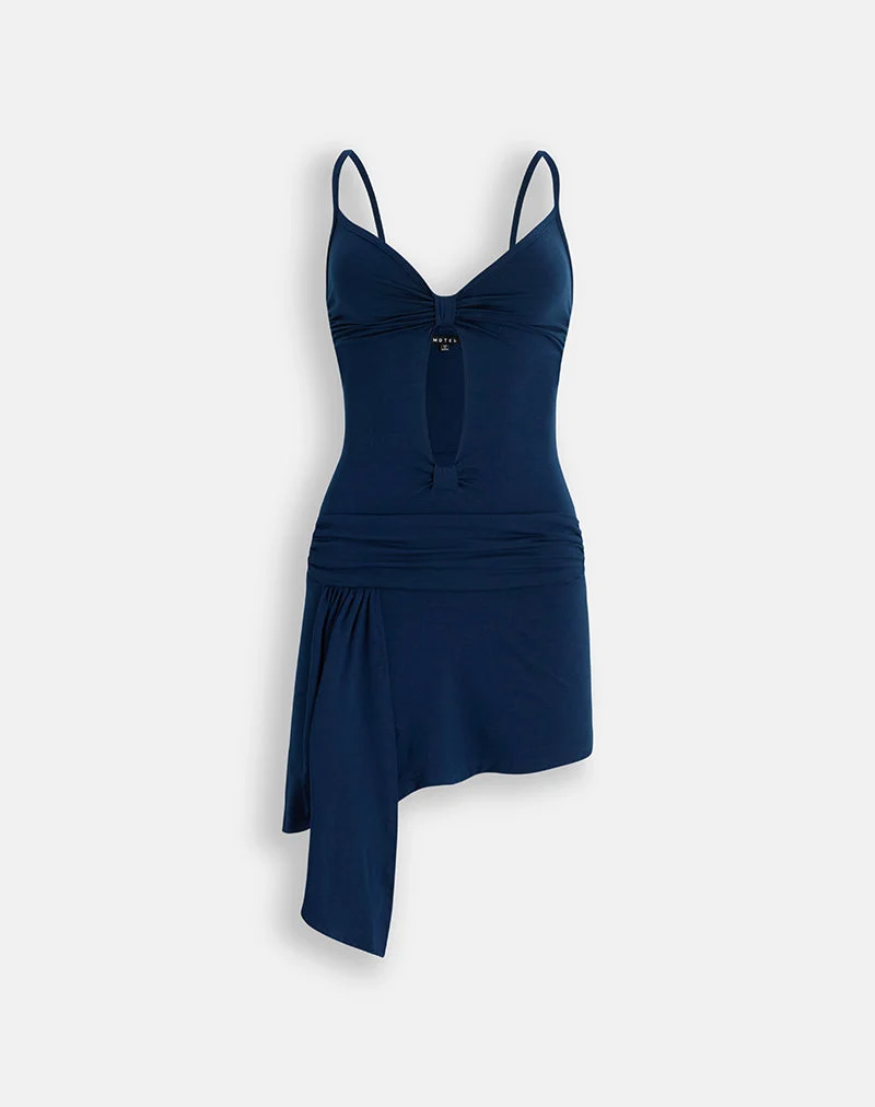 Ginny-Minikleid in Marineblau