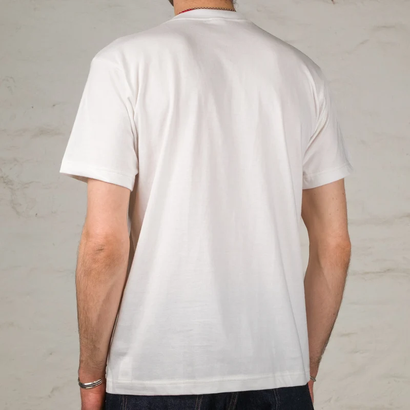 Henley Neck Pack T-Shirt Weiß