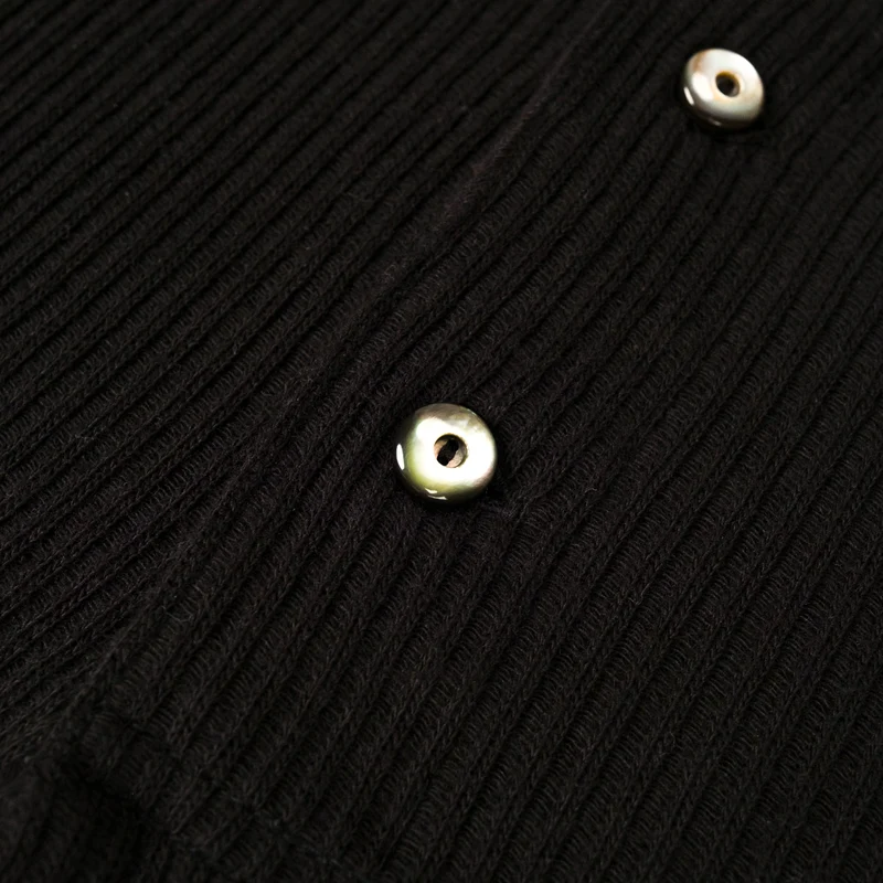 Railroad Knit Short Sleeve Amish Underwear Black
