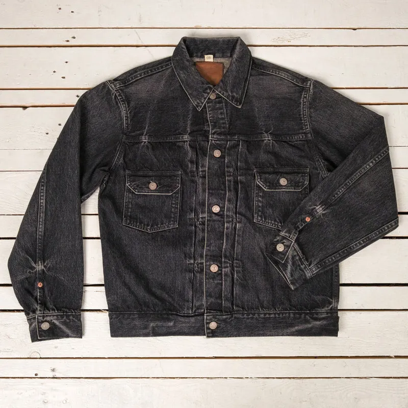 14,25 oz. Black Denim Type II Jacket 1953 Aged Black