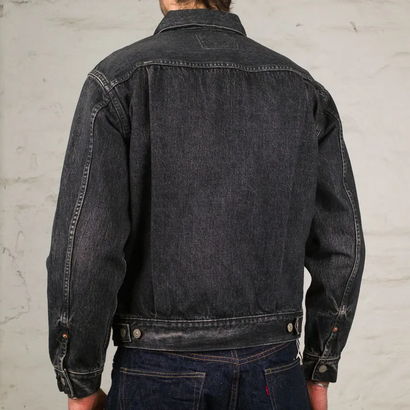 14,25 oz. Black Denim Type II Jacket 1953 Aged Black