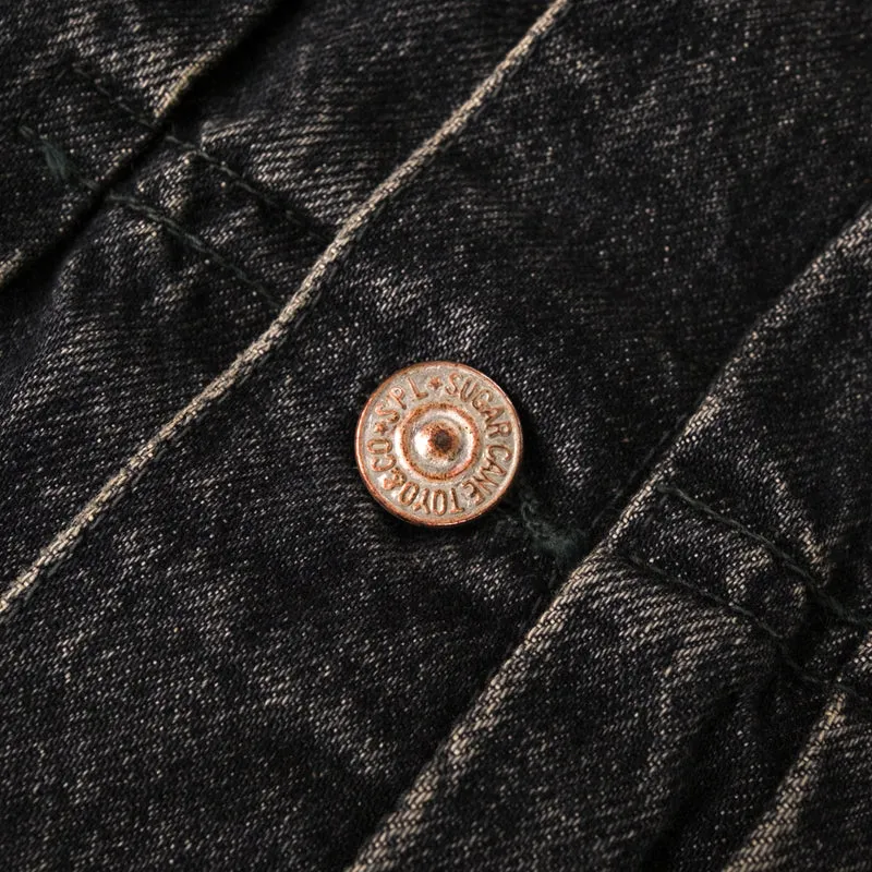14,25 oz. Black Denim Type II Jacket 1953 Aged Black
