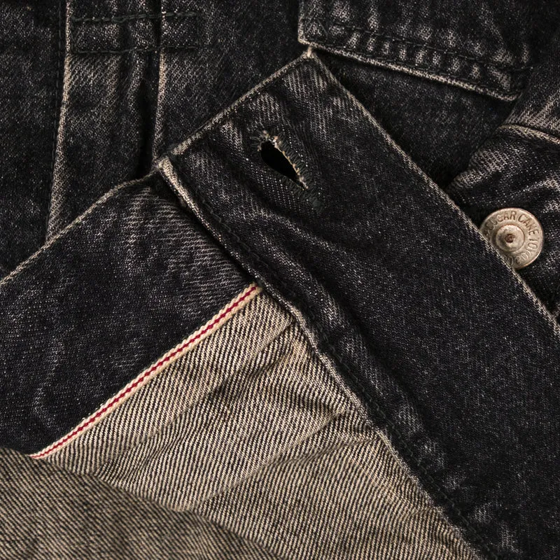 14,25 oz. Black Denim Type II Jacket 1953 Aged Black