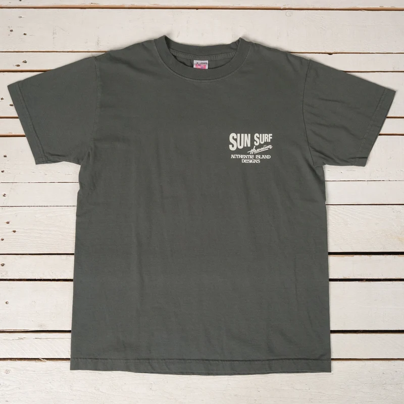 "Aloha-Tsuru" T-Shirt Schwarz