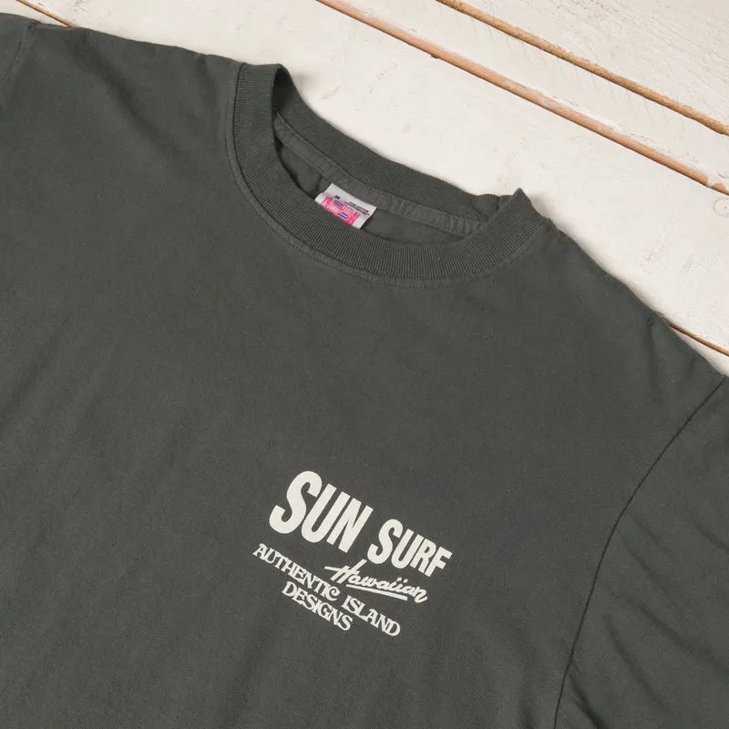 "Aloha-Tsuru" T-Shirt Schwarz