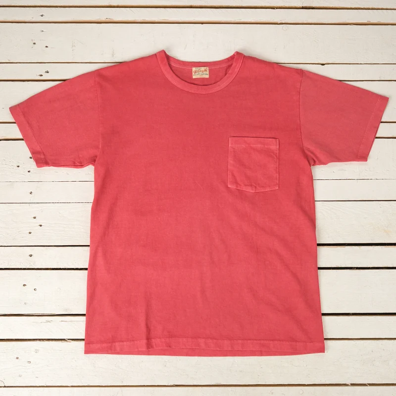 Pigment Dye Pocket T-Shirt Rot