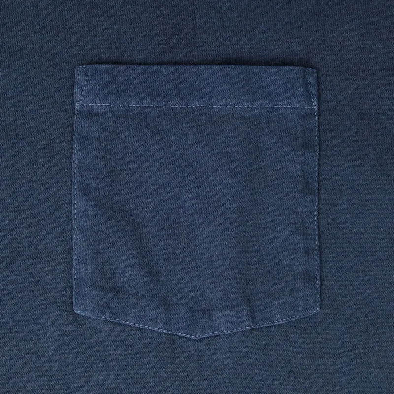 Pigment Dye Pocket T-Shirt Navy