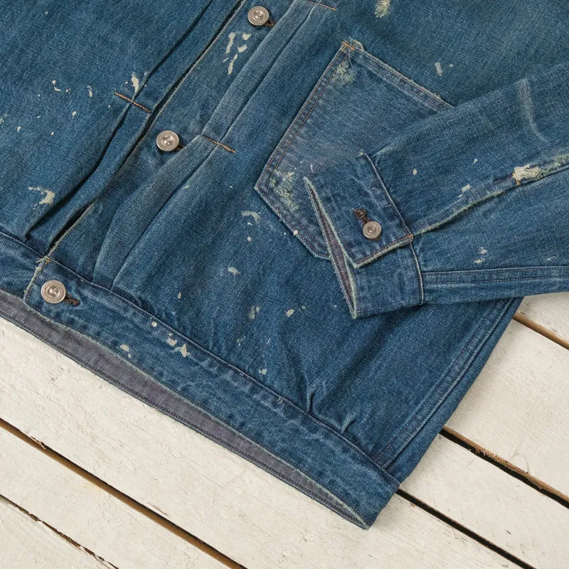 One Pocket Jeans Jacket Scar Face & Paint