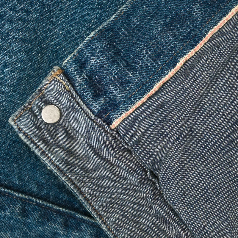 One Pocket Jeans Jacket Scar Face & Paint