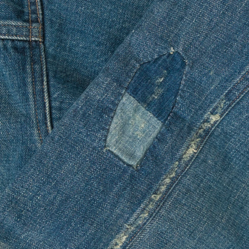 One Pocket Jeans Jacket Scar Face & Paint