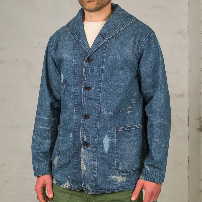Sailor Collar Chore Jacket Scar Face