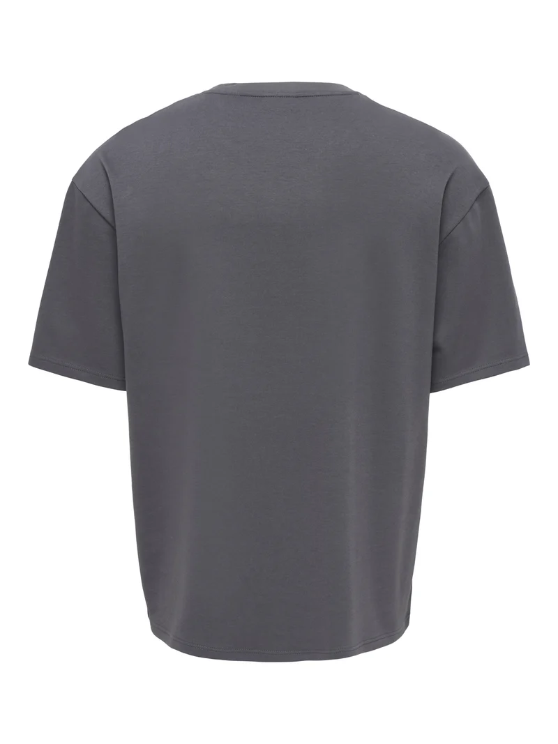 ONSCASPIAN AIRFLEX BLNK SPACE BXY T, Grey Pinstripe/PAS DE PROBLEME