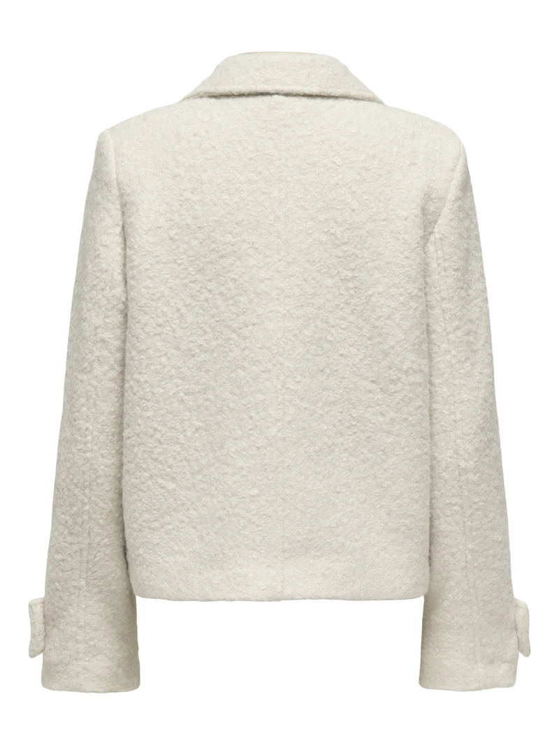 ONLVALERIA BOUCLE SHORT COAT OTW, Pumice Stone