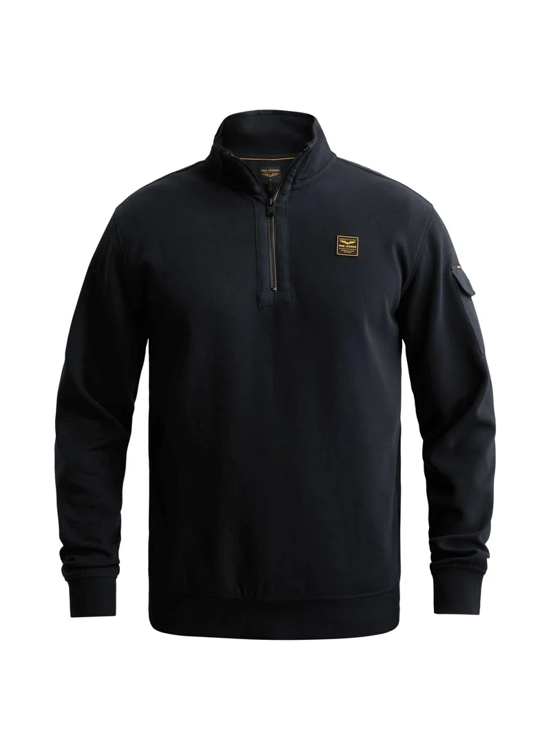 Half zip collar interlock jersey, Salute