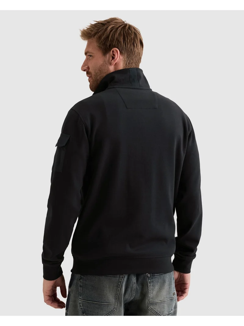 Half zip collar interlock jersey, Salute