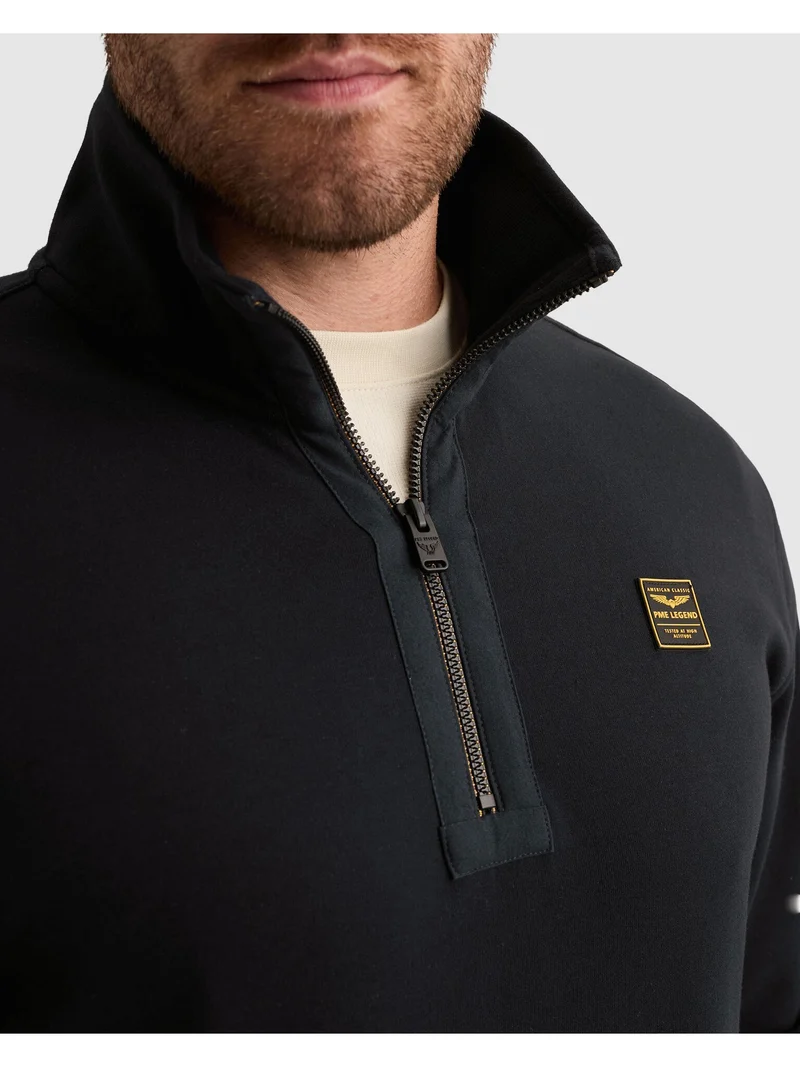 Half zip collar interlock jersey, Salute