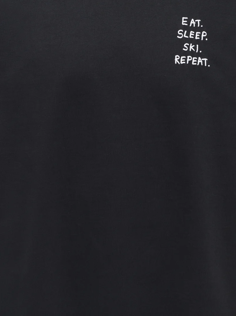 ONSFRED LIFE RLX SS PRINT TEE NOOS, Black/QUOTE