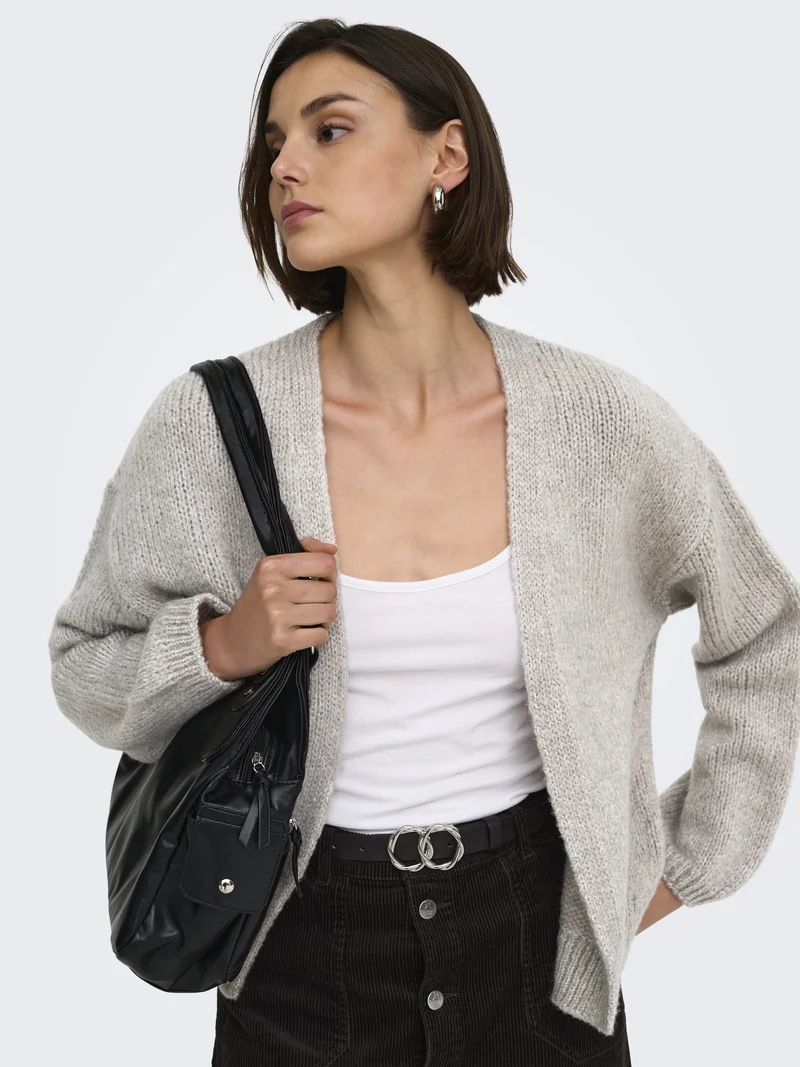 JDYDINEA L/S CARDIGAN KNT NOOS, Chateau Gray