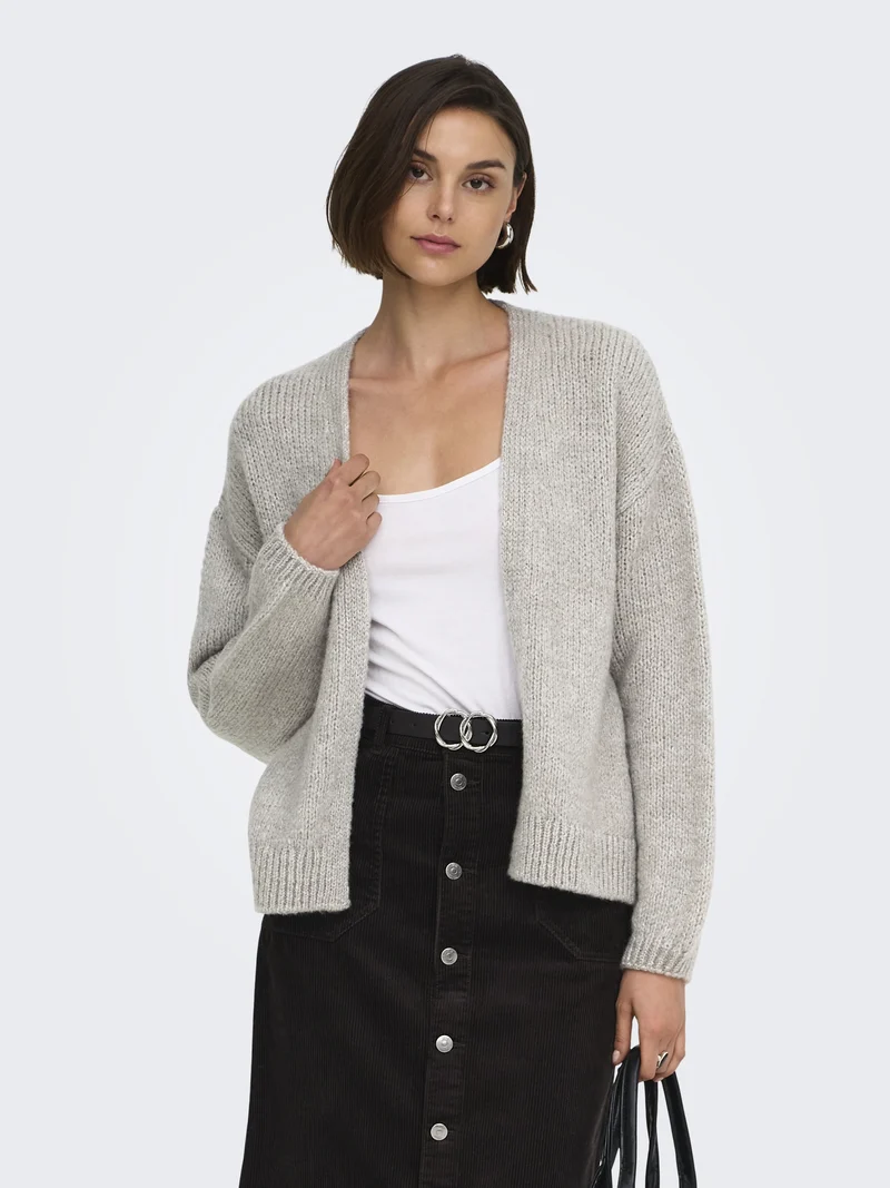 JDYDINEA L/S CARDIGAN KNT NOOS, Chateau Gray