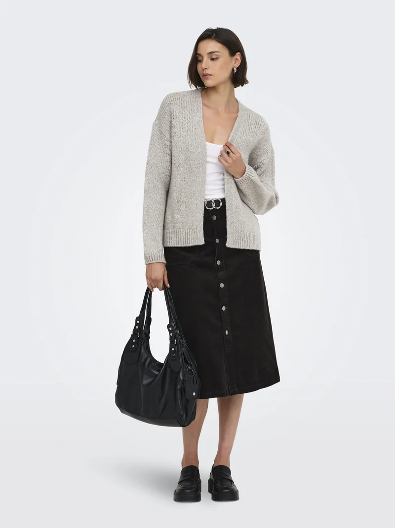 JDYDINEA L/S CARDIGAN KNT NOOS, Chateau Gray