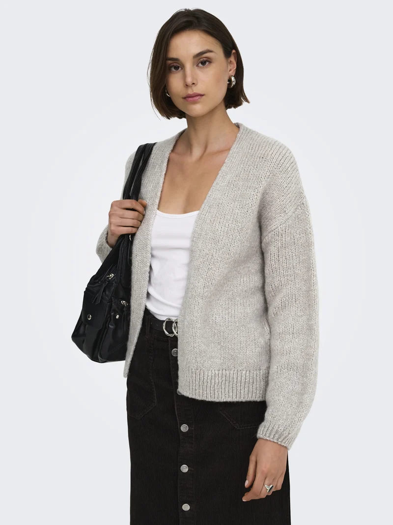 JDYDINEA L/S CARDIGAN KNT NOOS, Chateau Gray