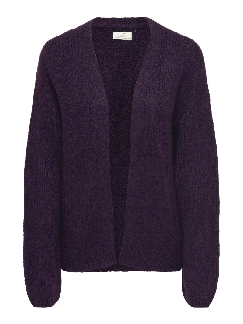 JDYDINEA L/S CARDIGAN KNT NOOS, Plum Perfect