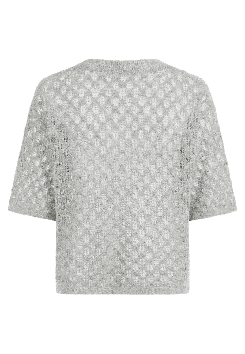 SWEATER, LIGHT GREY MELANGE