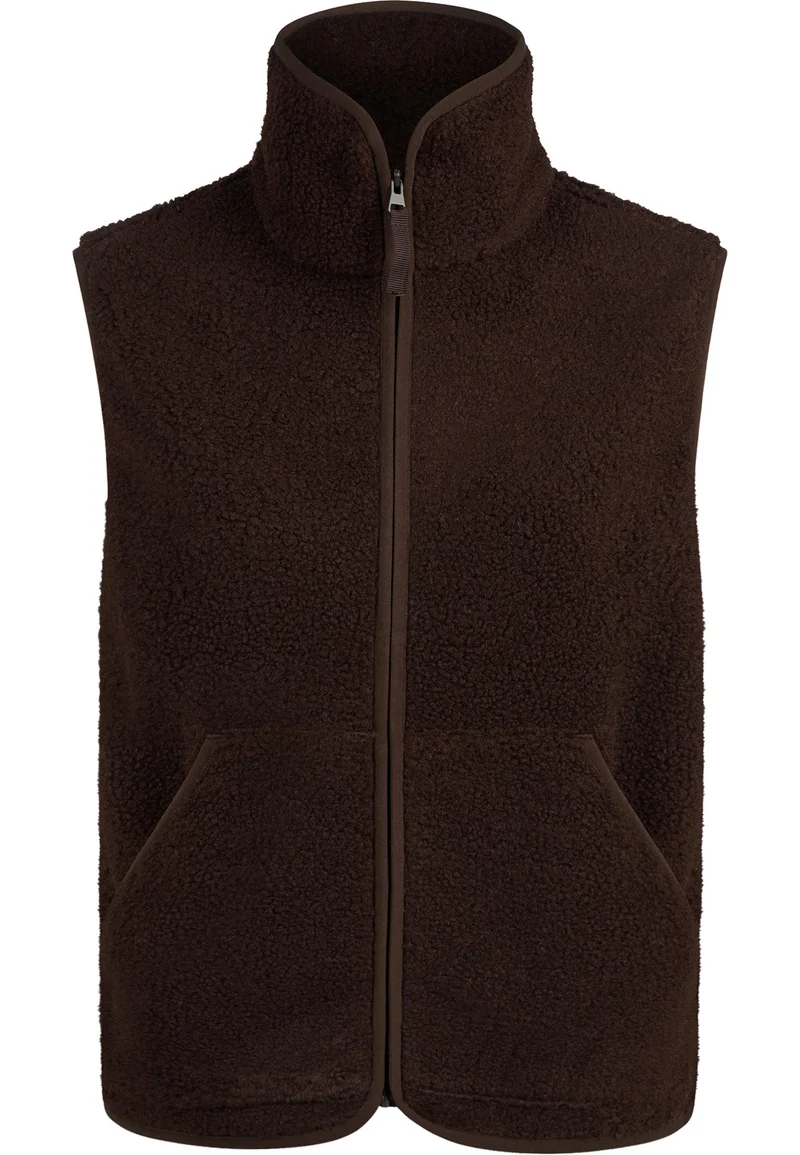 VEST, CHOCOLATE PLUM