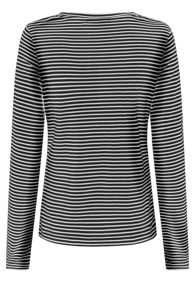 T-SHIRT, BLACK STRIPE