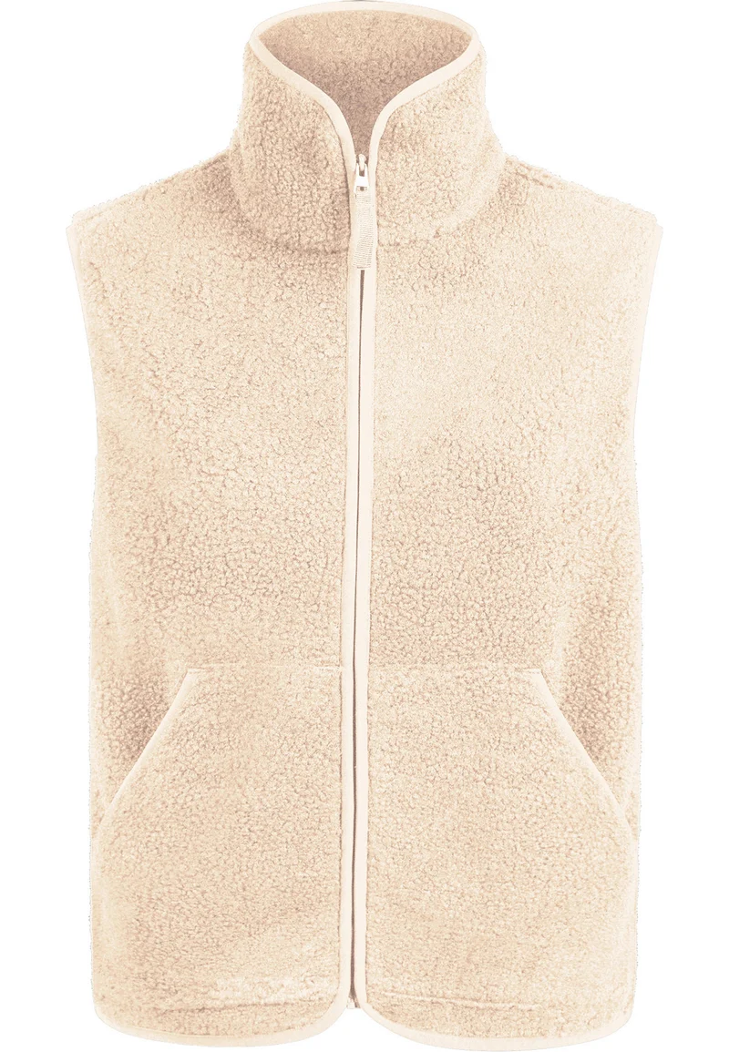 VEST, ECRU