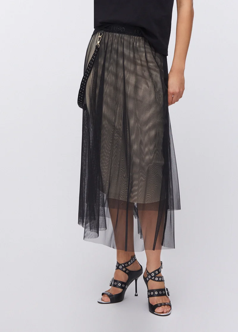Longline Tulle Skirt