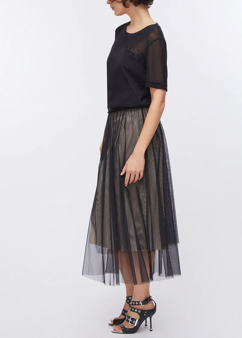 Longline Tulle Skirt